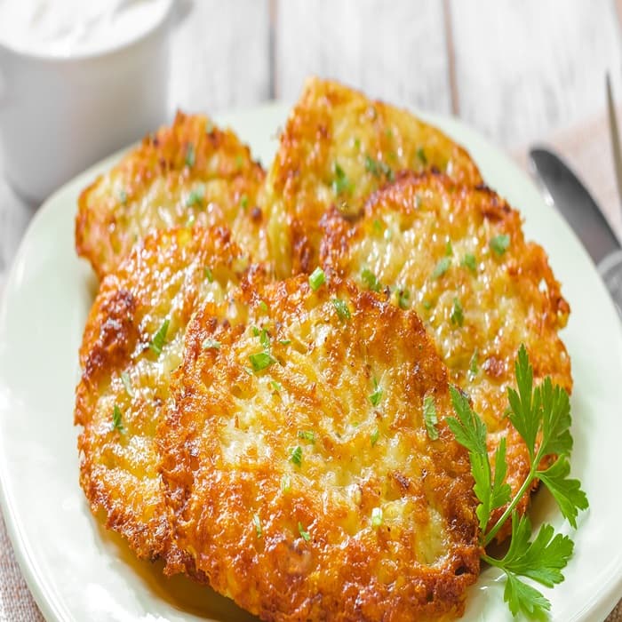 Zemiakové Placky (Slovak Potato Pancakes)