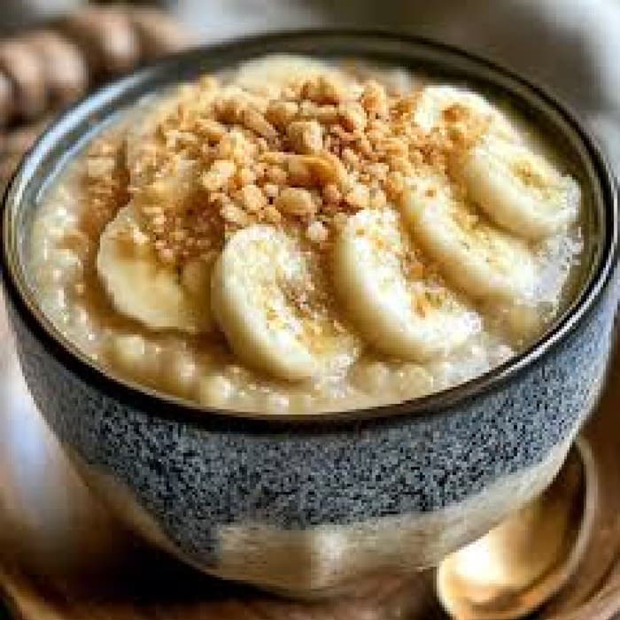 Laos Tapioca Pudding with Bananas