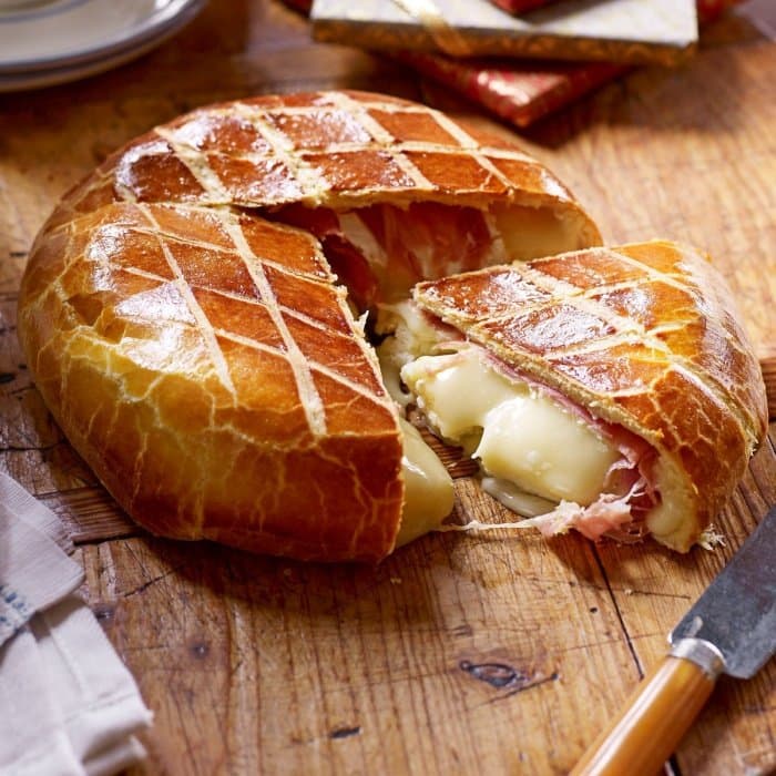 Brie Wrapped in Prosciutto & Brioche