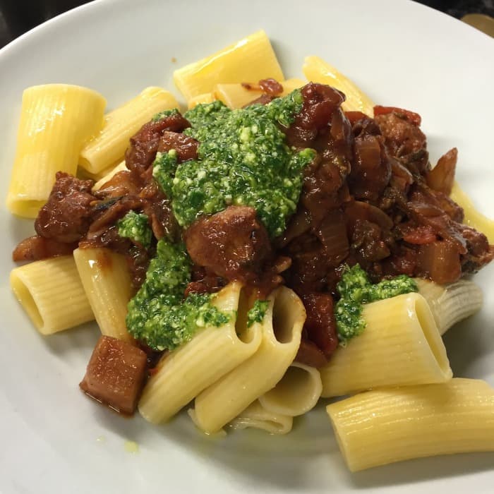 Rigatoni with Fennel Sausage Sauce
