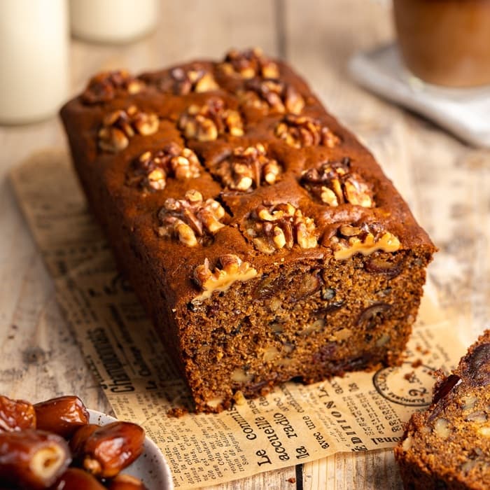 Walnut, Date and Honey Cake