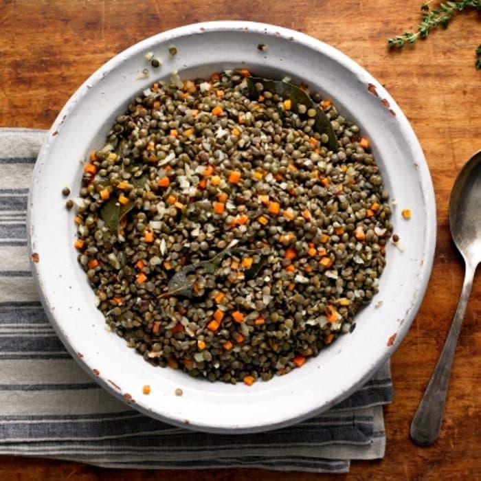 French Lentils with Garlic and Thyme